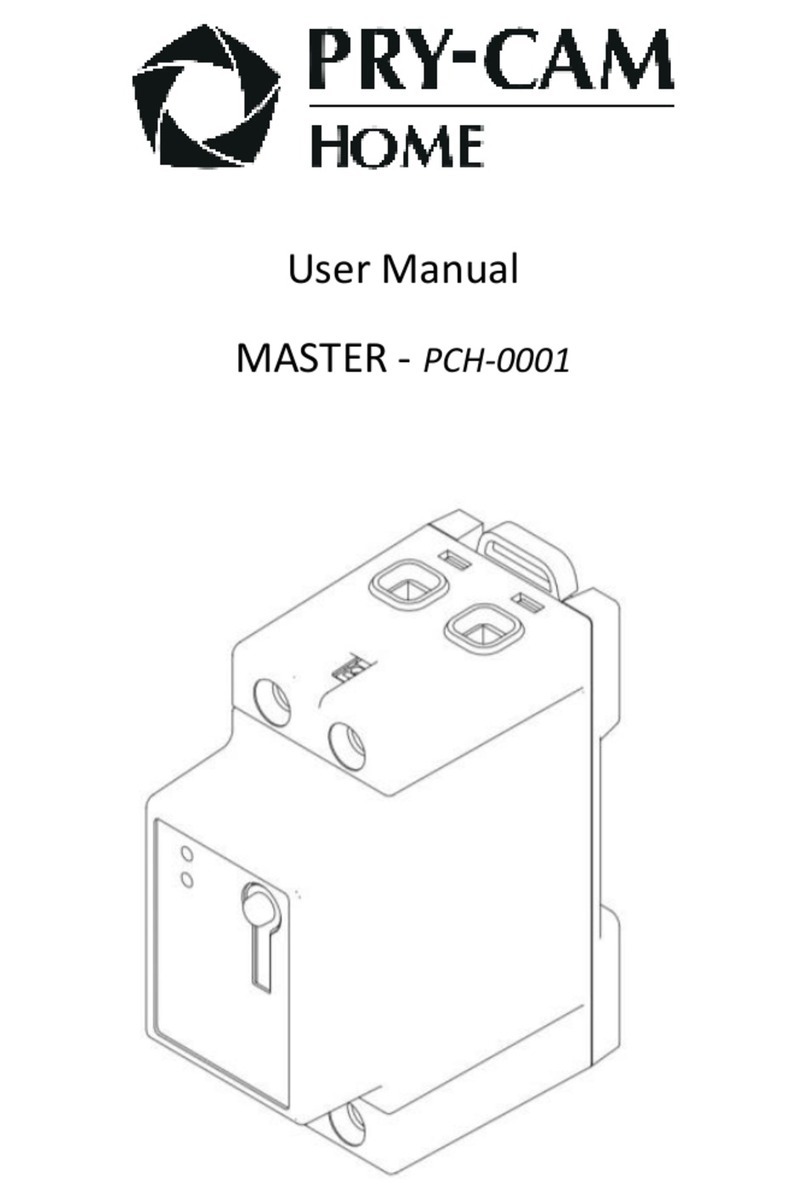 Prysmian PRY-CAM HOME MASTER user manual Prysmian PRY-CAM HOME MASTER user manual