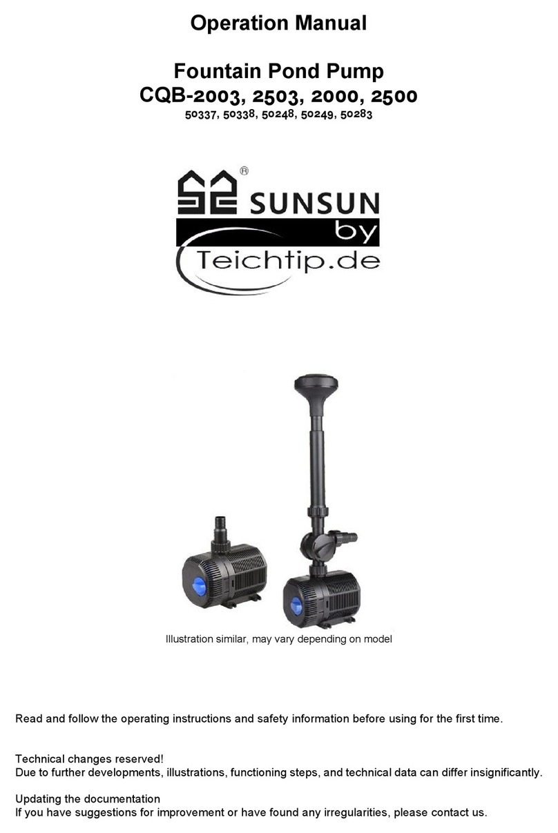 TeichTip SUNSUN CQB-2003 Operation manual
