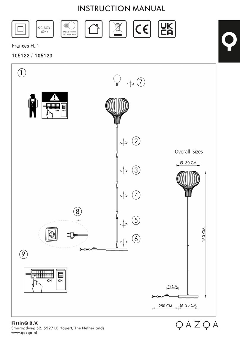 Qazqa Frances FL 1 instruction manual