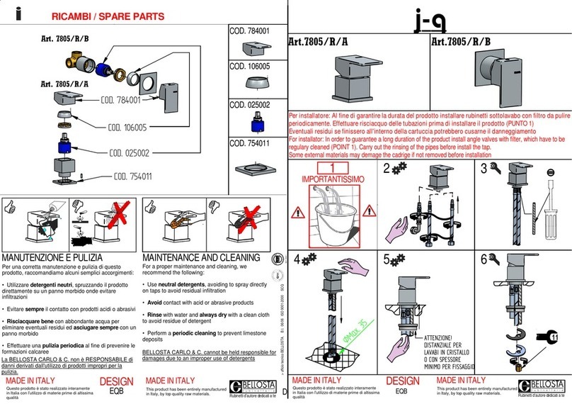 BELLOSTA j-q 7805/R/A quick start guide BELLOSTA j-q 7805/R/A quick start guide