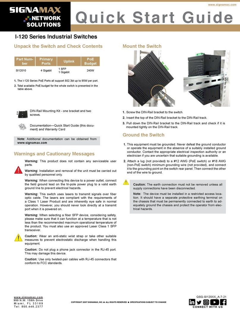 SignaMax I-120 Series quick start guide