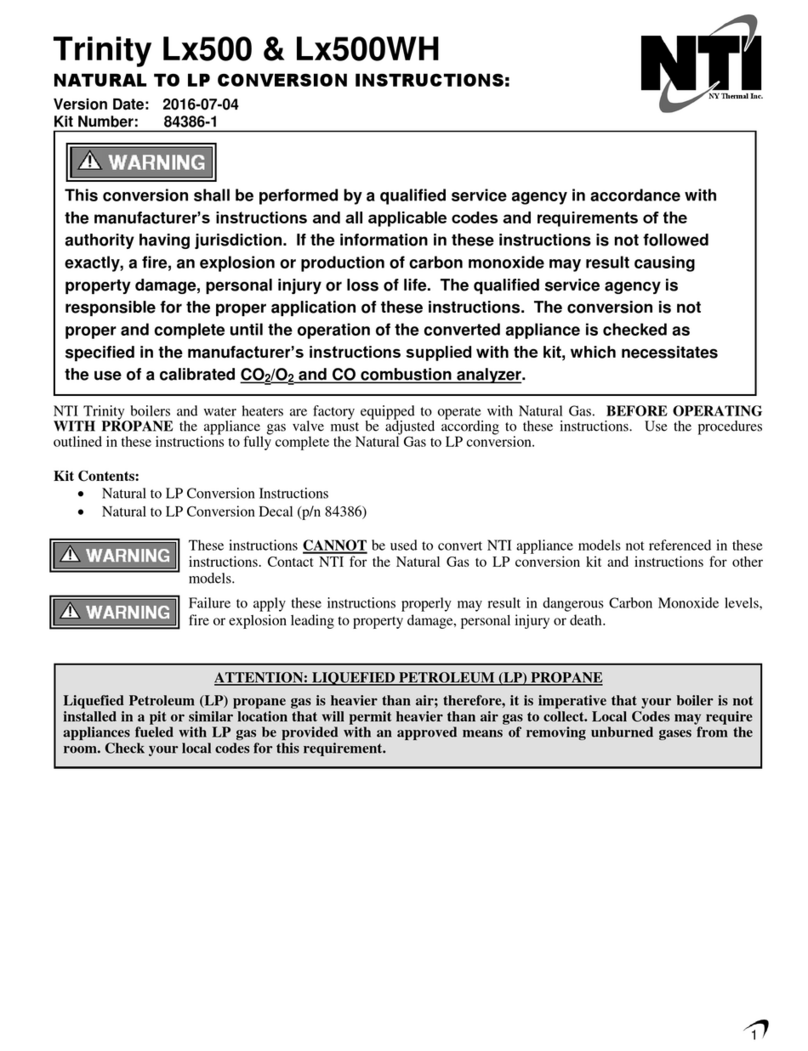 NTI Trinity Lx 500 User manual