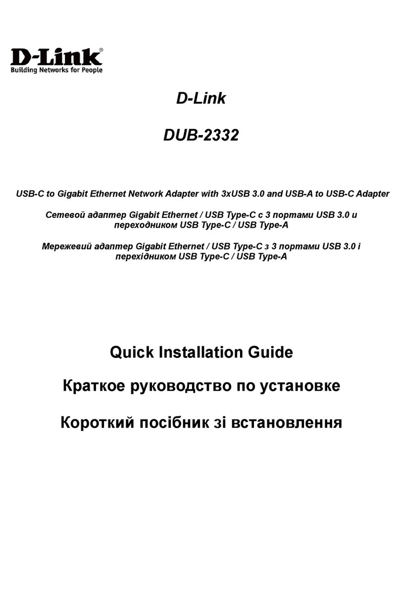D-Link DUB-2332 User manual D-Link DUB-2332 User manual