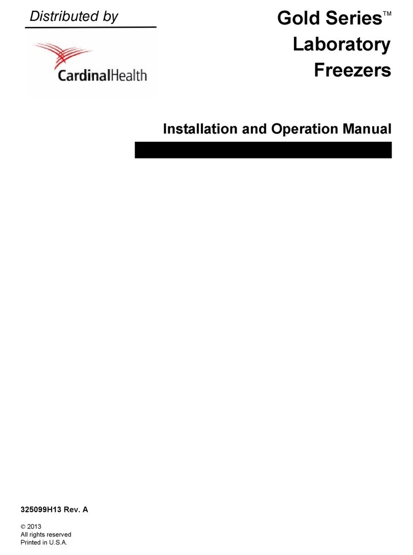 Cardinal Health Gold Series Installation and operation manual Cardinal Health Gold Series Installation and operation manual