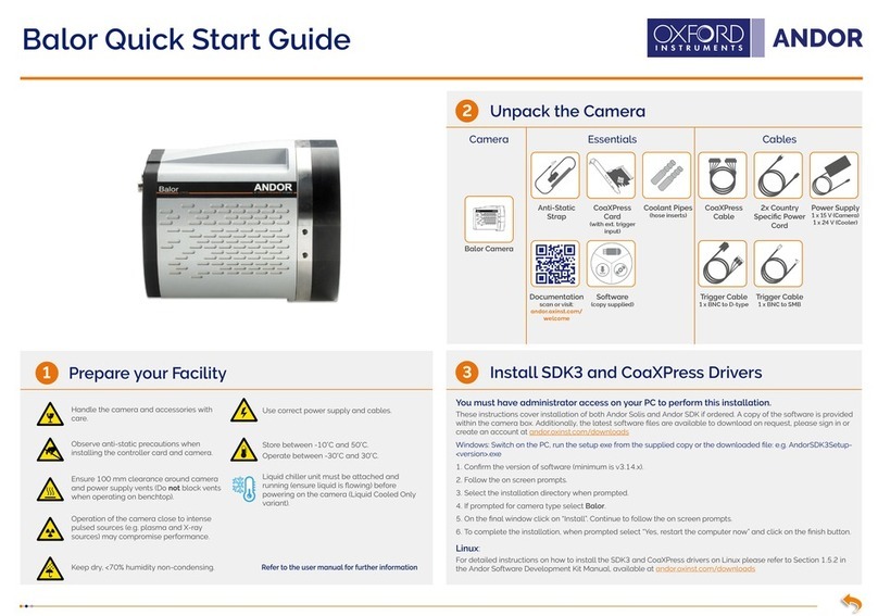 Oxford Instruments Andor Balor User manual