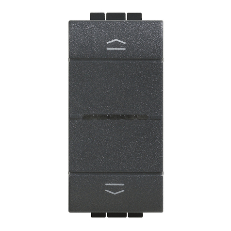 Bticino LN4027CWI quick start guide