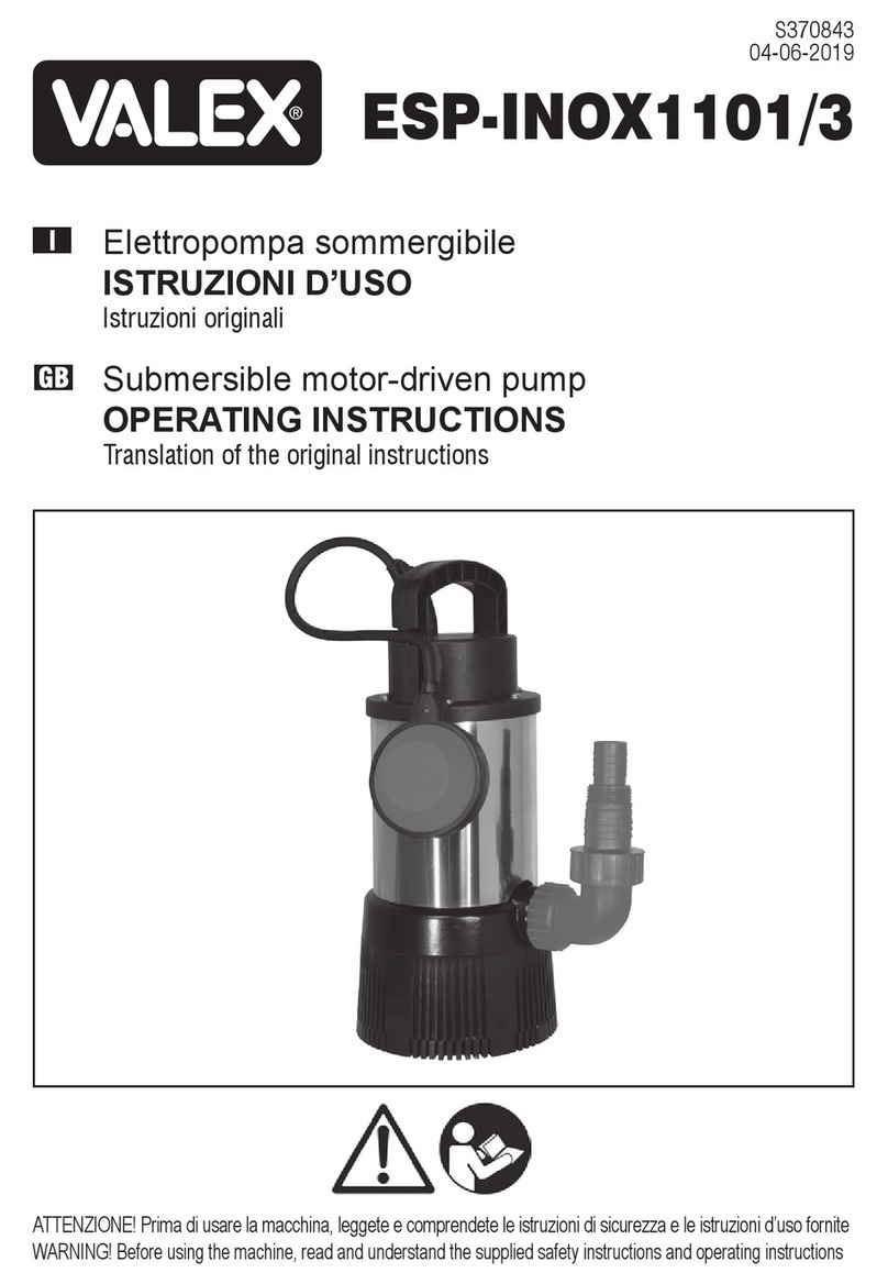 Valex ESP-INOX1101/3 User manual