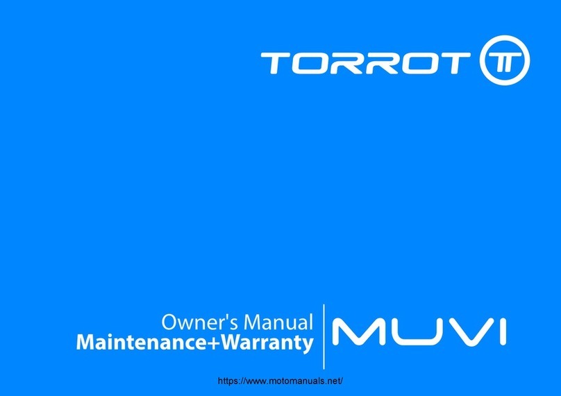 Muvi Torrot T L3e-A1 owner's manual
