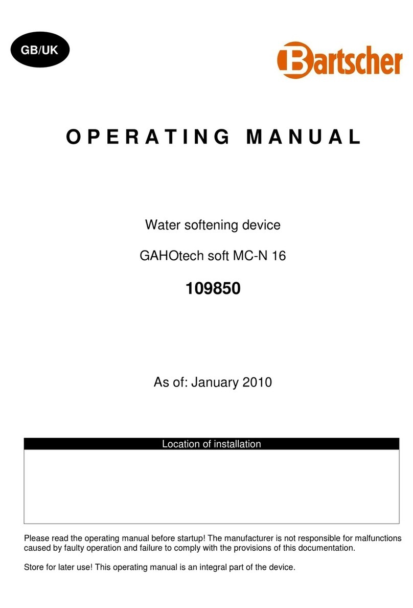 Bartscher GAHOtech soft MC-N 16 User manual Bartscher GAHOtech soft MC-N 16 User manual