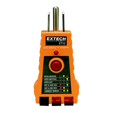 Extech Instruments ET10 User manual Extech Instruments ET10 User manual
