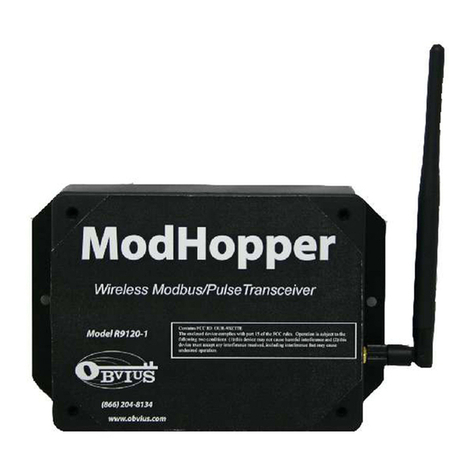 Obvius ModHopper R9120 Installation and operation manual
