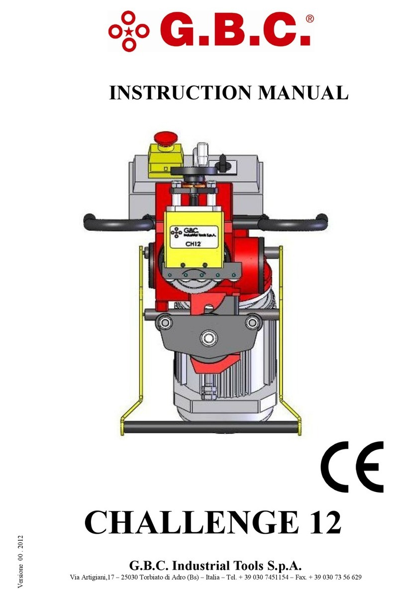 G.B.C CHALLENGE 12 instruction manual G.B.C CHALLENGE 12 instruction manual