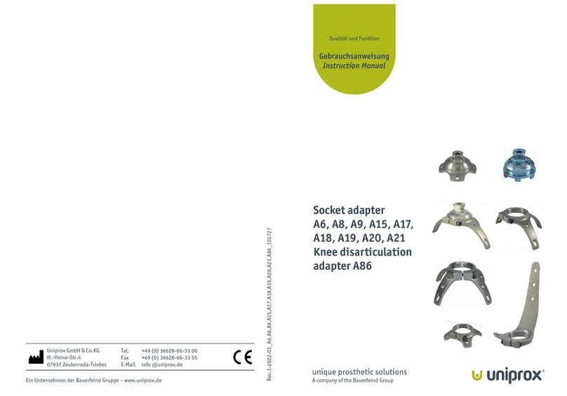 Bauerfeind Uniprox A6 instruction manual