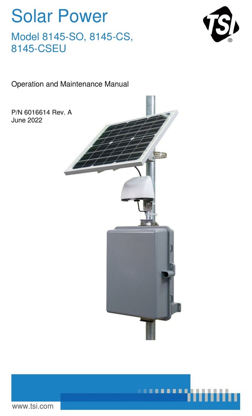 TSI Instruments 8145-SO Operation and maintenance manual