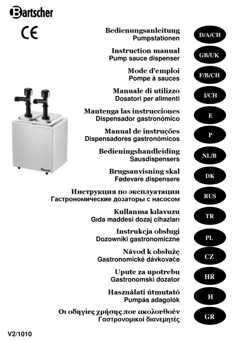 Bartscher 100.321 User manual