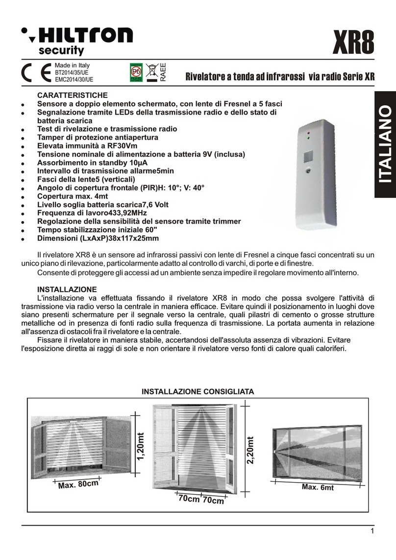 Hiltron security XR Series quick start guide