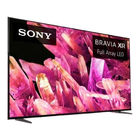 Sony Bravia XR XR-55X9 K Series User manual