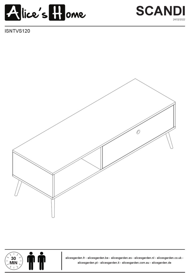 Alice's Home SCANDI ISNTVS120 User manual