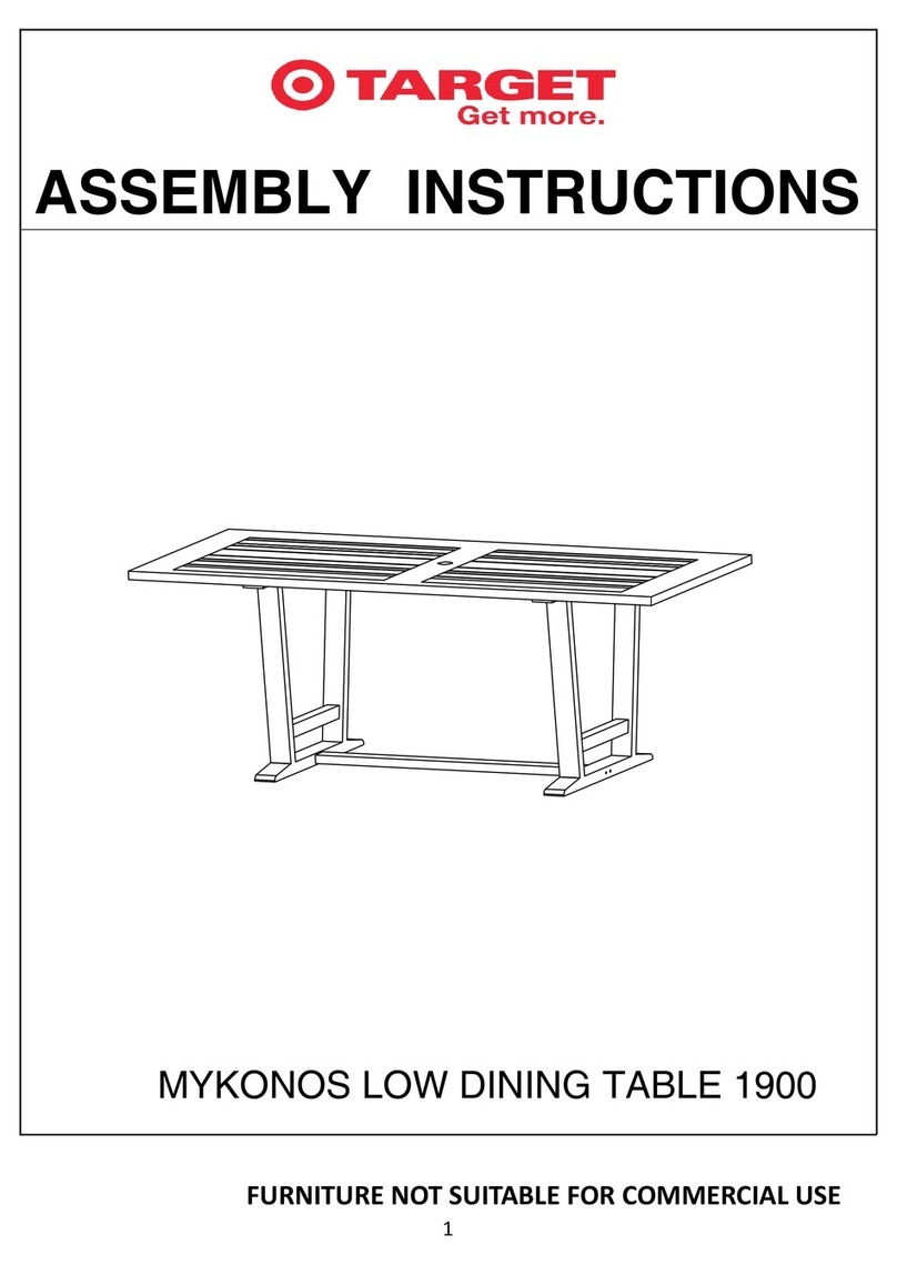 Target MYKONOS 1900 Assembly instructions