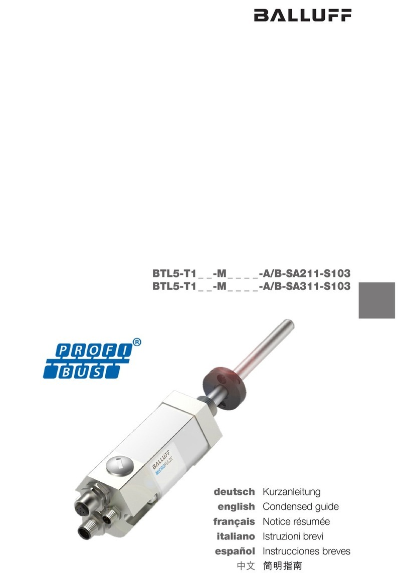 Balluff PROFI BUS BTL5-T1 M Series Condensed guide