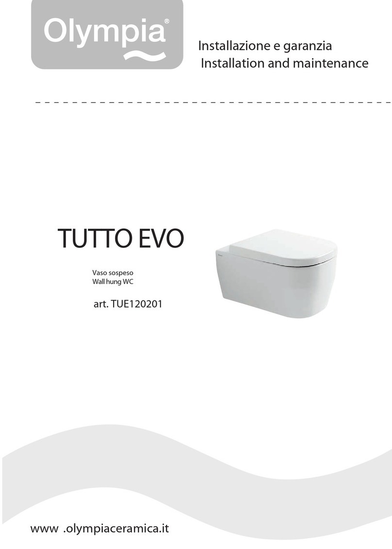 Olympia TUTTO EVO TUE120201 Installation and Maintenance