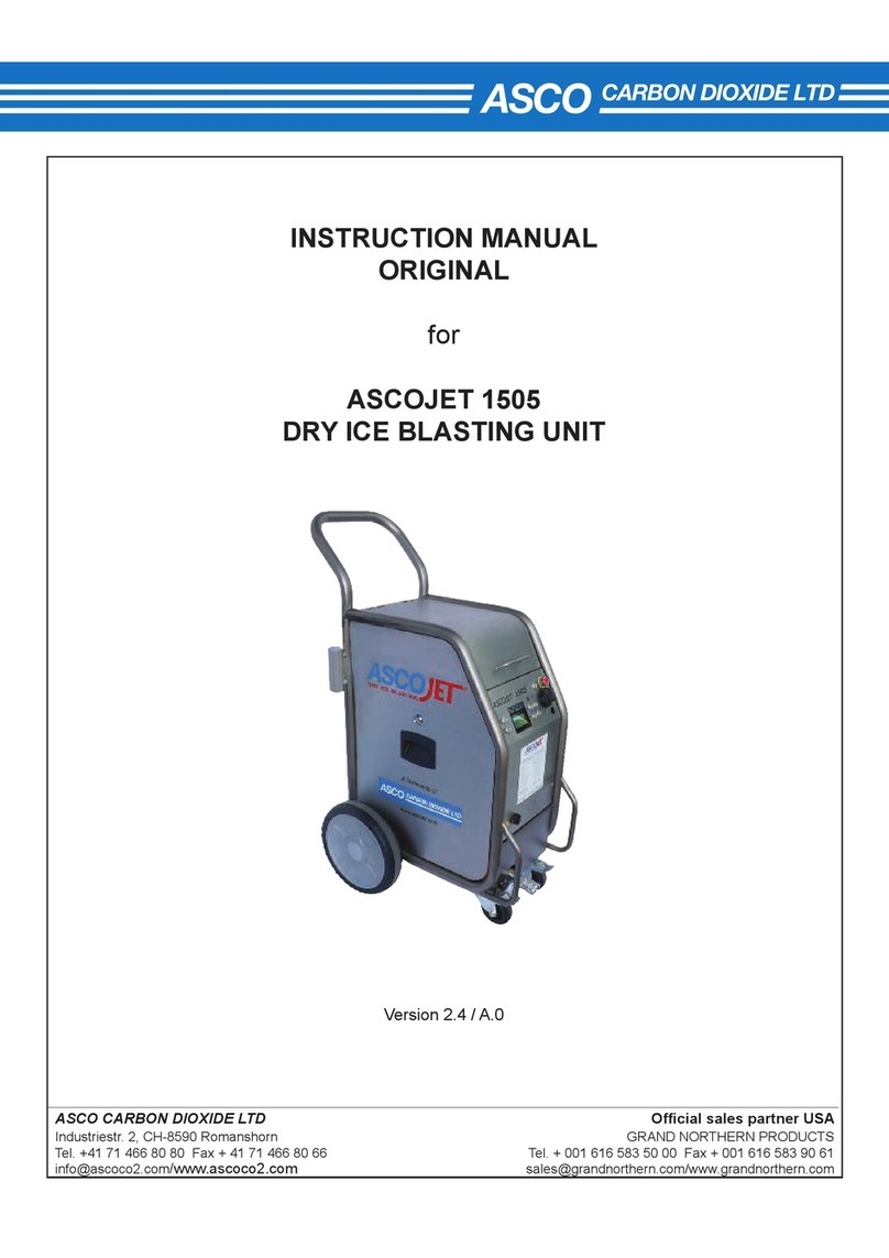 Asco ASCOJET 1505 instruction manual