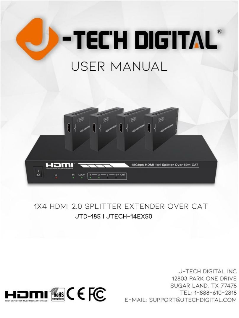 J-Tech Digital JTD-185 User manual