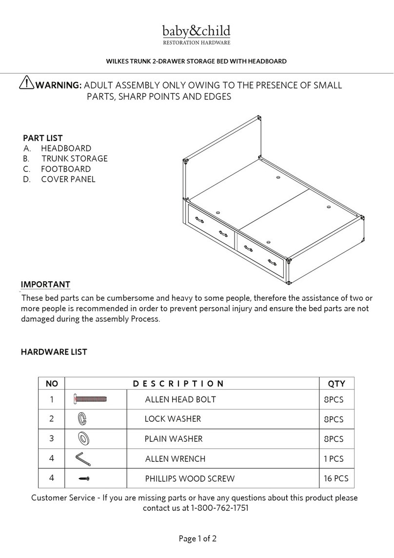 baby&child WILKES TRUNK manual