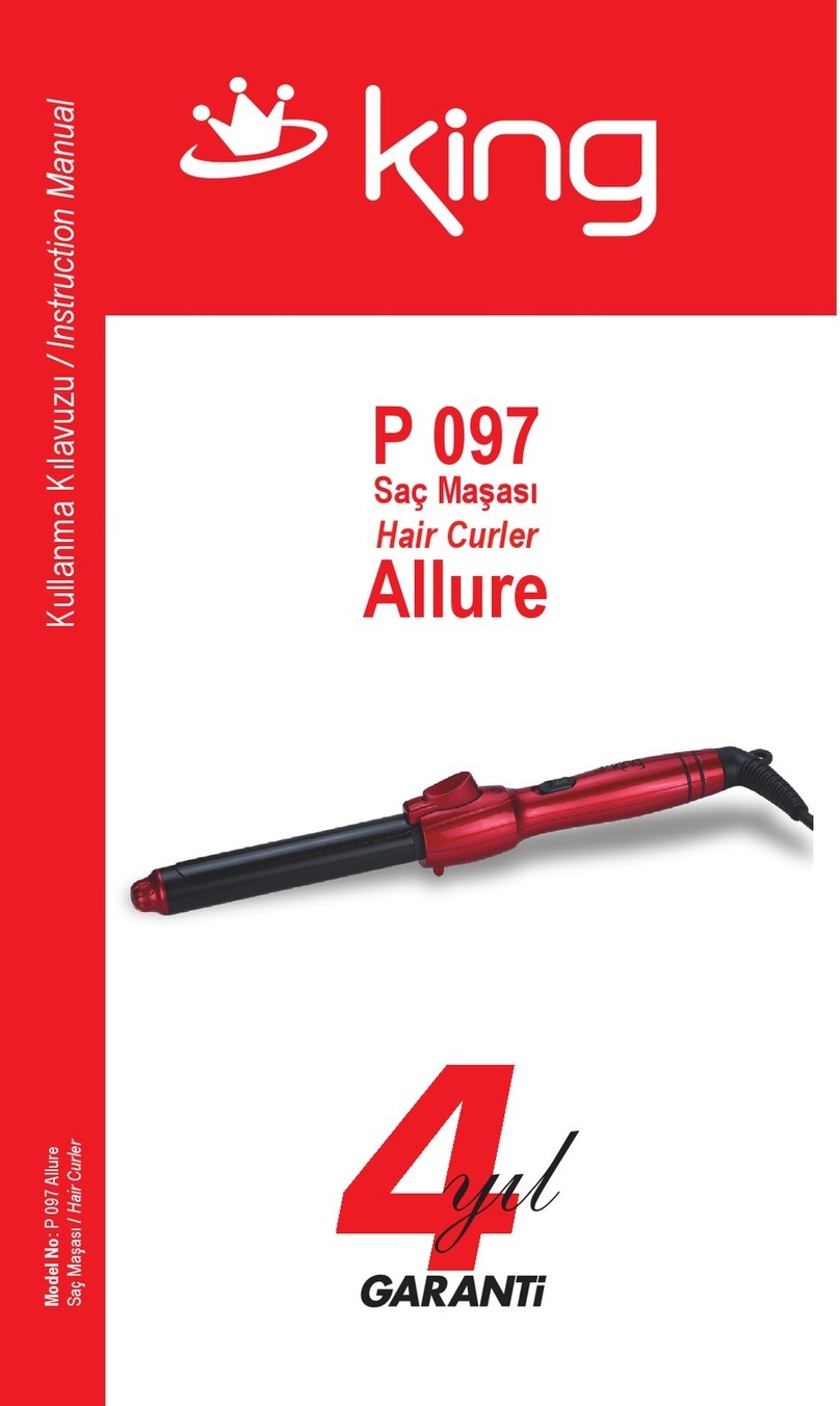 KING Allure P 097 instruction manual
