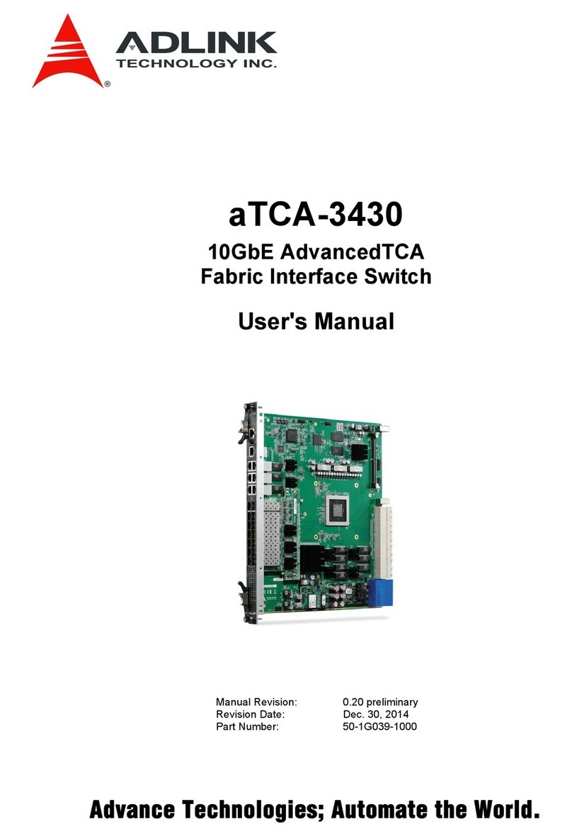 ADLINK Technology aTCA-3430 user manual