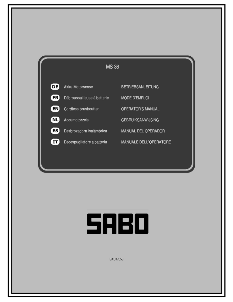 Sabo MS-36 Original instructions