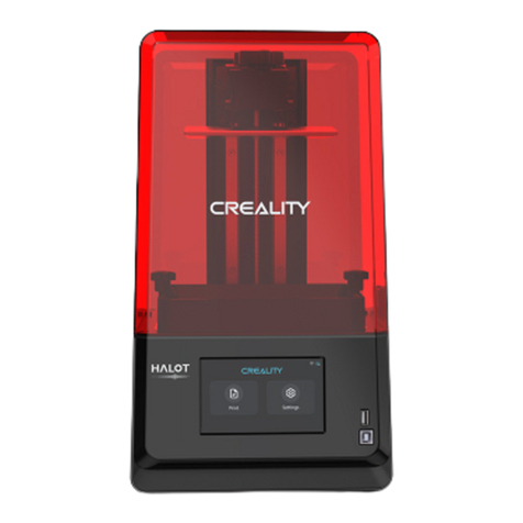 Creality HALOT-ONE PRO user manual