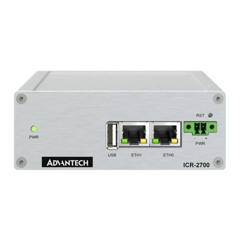 Advantech ICR-2701 User manual Advantech ICR-2701 User manual