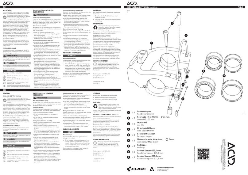 Cube ACID FILink 93472 User manual