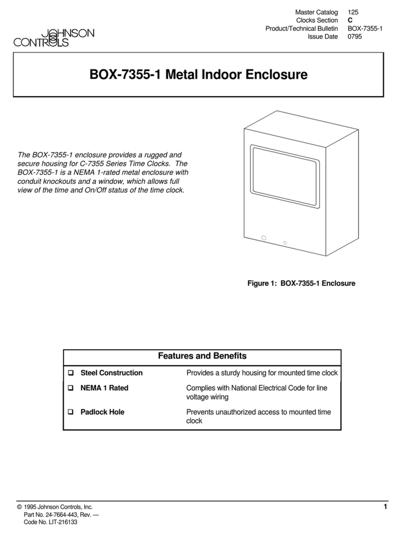 Johnson Controls BOX-7355-1 Manual