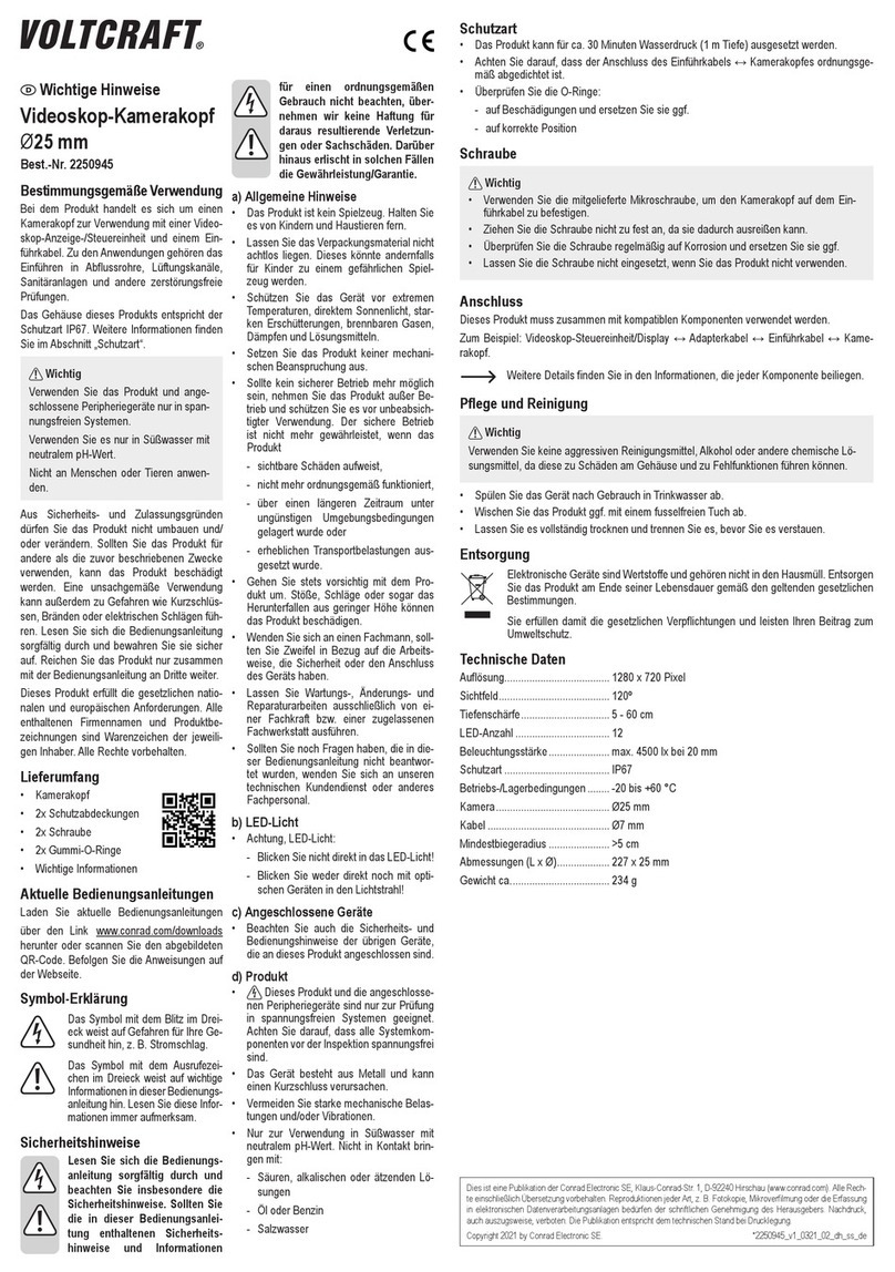 VOLTCRAFT 2250945 Operating manual
