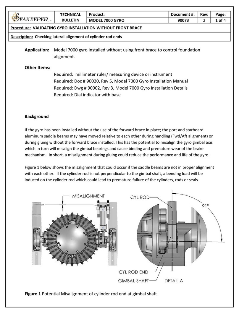 Seakeeper 7000 GYRO Technical bulletin