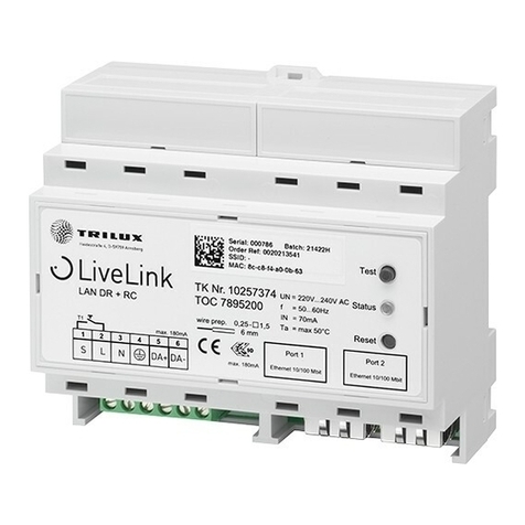 Trilux LiveLink Mounting instructions