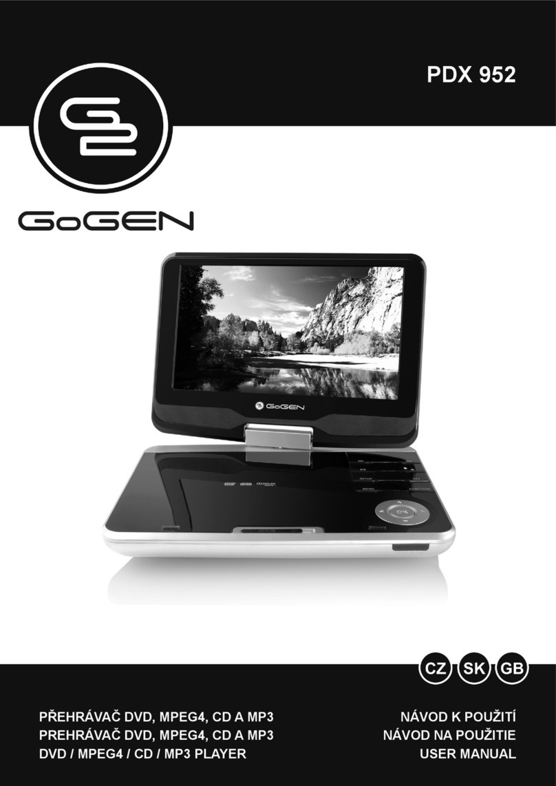 Gogen PDX 952 User manual