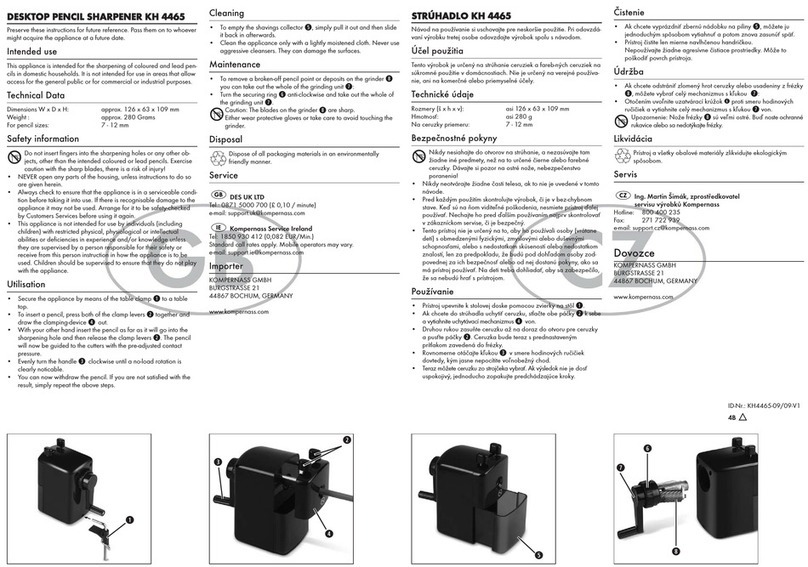 Kompernass KH 4465 quick start guide