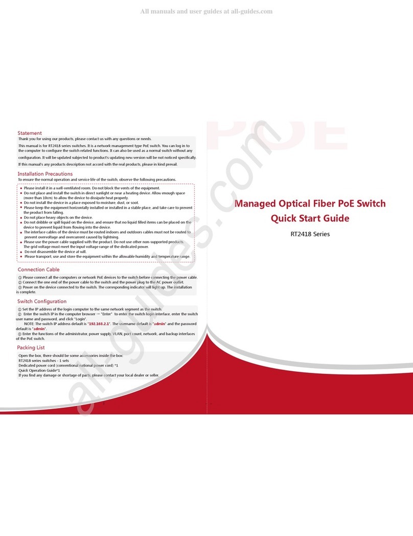 HeroSpeed RT2418 Series User manual