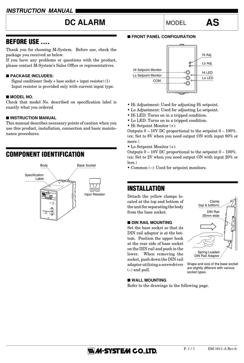 M-system AS User manual
