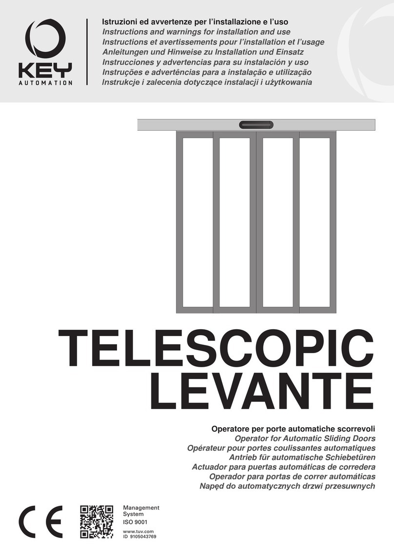 Keyautomation TELESCOPIC LEVANTE Technical specifications