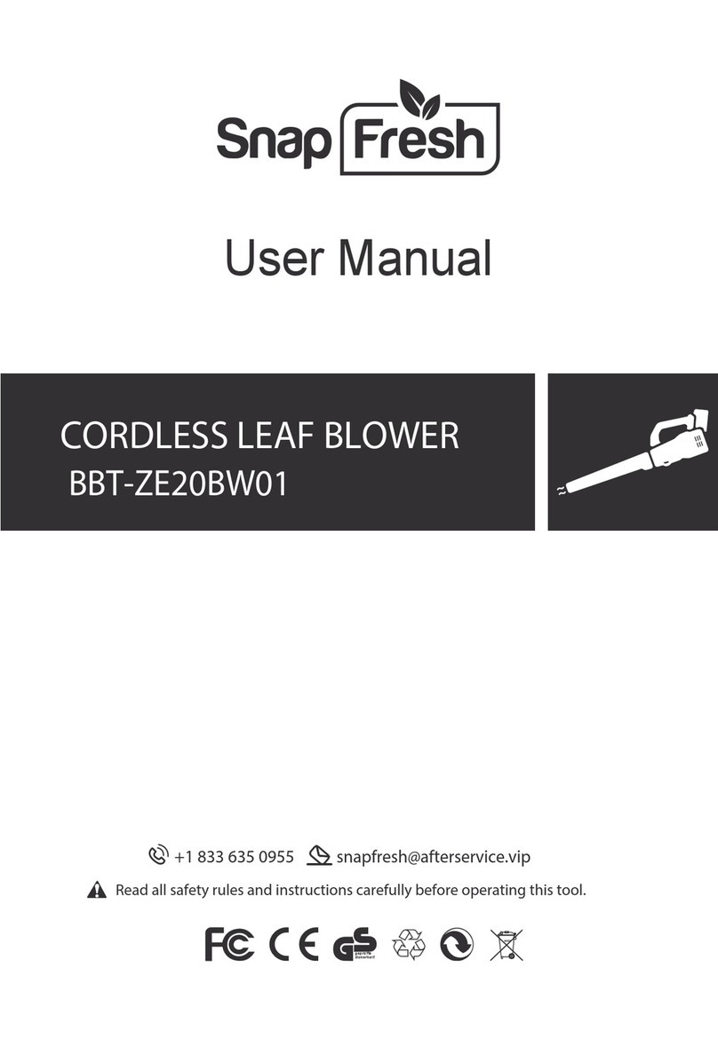 Snap Fresh BBT-ZE20BW01 user manual