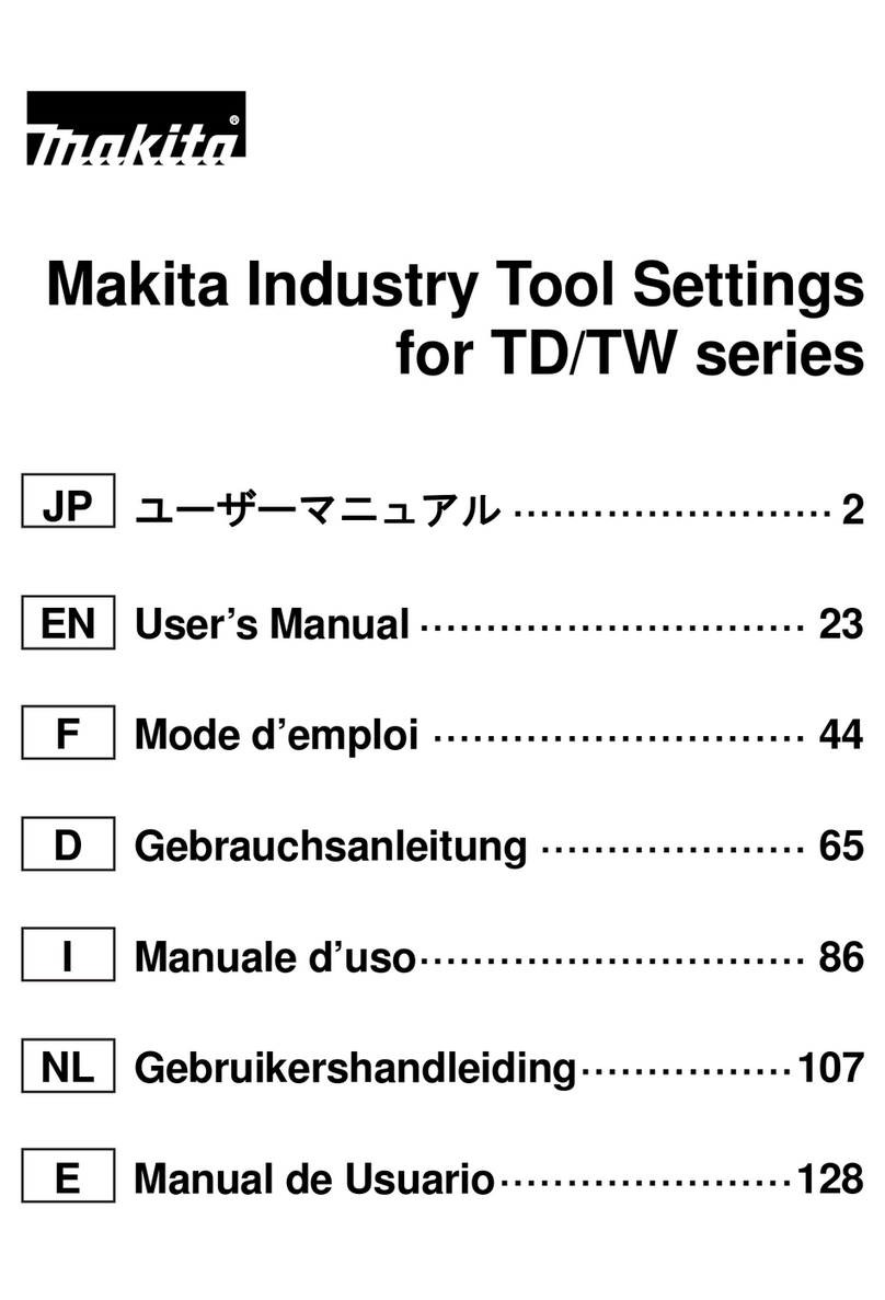 Makita TD Series user manual