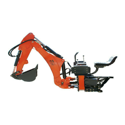 FHM BACKHOE BH 8 Operation and parts manual