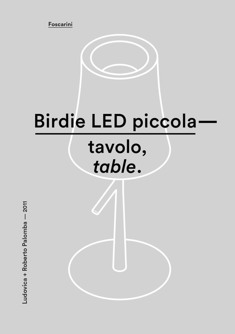 FOSCARINI Birdie User manual