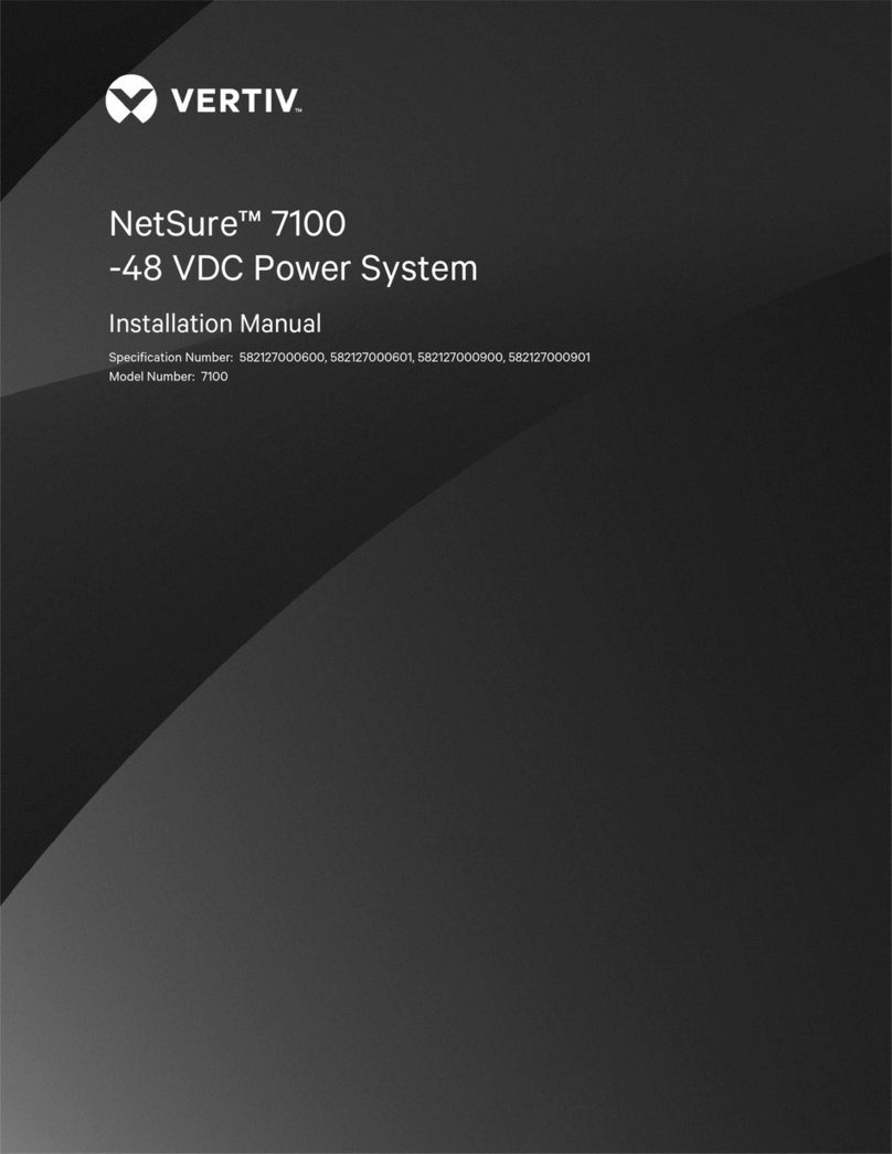 Vertiv NetSure7100 Series User manual