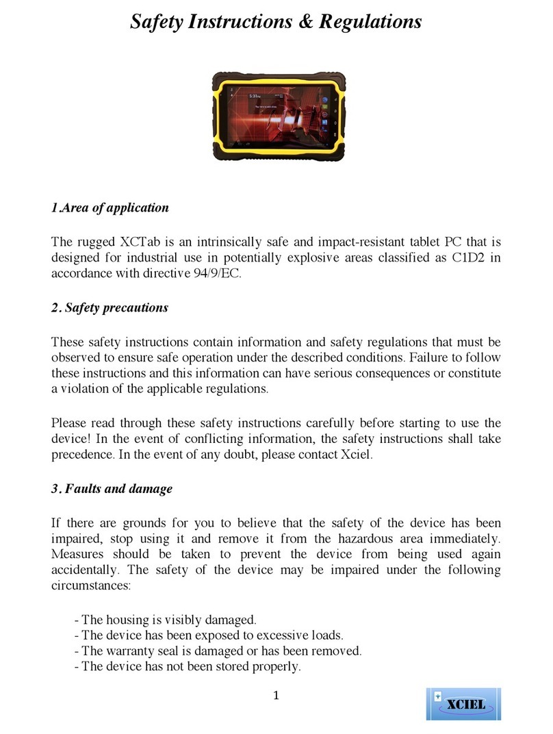 Xciel XCTab manual