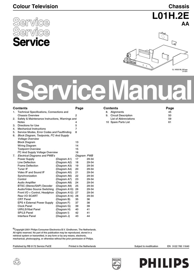 Philips L01H.2E User manual